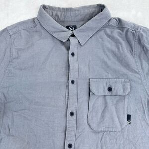 Backcountry Shirt Men’s L Gray‎ Flannel Chamois Button up Soft Cotton